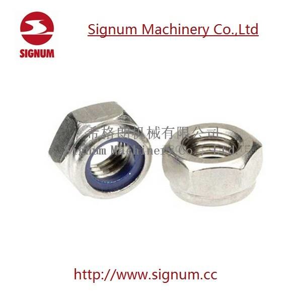 China Steel 45# Material Nylon Lock Nut factory