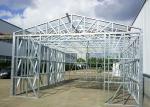Light Gauge Steel Frame Prefabricated Metal Car Parking Sheds Low Cost Quick