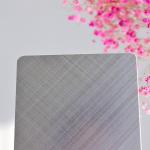304 Cross Hairline Stainless Steel Sheet Decorative Wall Panel