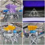 Waste Bicycle Two Shaft Shredder 55Kw Twin Shaft Shredder Machine