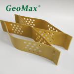 Yellow HDPE Geocell 150mm Height 356mm Welding Space For Parking Lots Highway