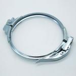 Flange Pipe Compatible Heavy Duty Pipe Clamps Galvanized Finish 1.0mm Thickness