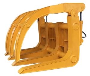 China 1m3 Hydraulic Excavator Grab Wood Grab Demolition Sorting Grapple factory