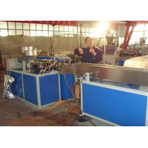 China Drinking Straw Plastic Pipe Making Machine Single screw With 38CrMoAlA factory
