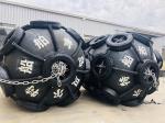 D1350×L3000 80kPa Marine Inflatable Fender 50kPa Ship Pneumatic Fender
