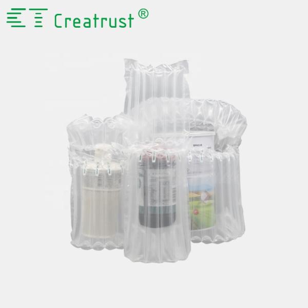 Wine Buffer Inflatable Air Column Bag Packaging Red Protective Film PE Environmentally Friendly Recyclable Creatrust 3-5days