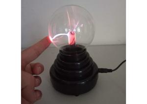 China Sound Active USB Magic Light 4 inch Plasma Light Ball For Kid Toy Desk Decoration factory