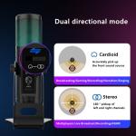 One Touch Mute USB Recording Microphone for Studio Vocal Microphone and Best