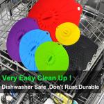 Silicone Lid Covers Silicone Kitchen Utensils For Pots Pans Cups Mugs Suction