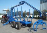 50hp 3t Tractor Log Trailer With Crane Farm Tractor Attachments