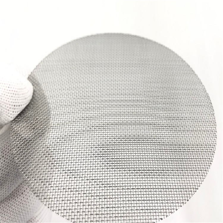 Single Layer Rustproof 302 321 Stainless Steel Mesh Filter Discs