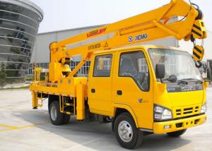 China XCMG articulating boom crane / basket crane truck 2T Lifting Capacity factory