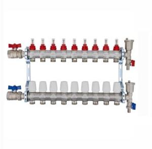 China water manifold stainless steel for floor heating system factory