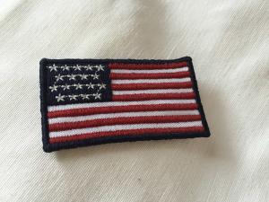 China Custom Embroidered Military Name Patches , Large 3D Embroidery Patches factory
