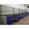 Buy cheap Wooden Lab Bench Furniture Customized Size With Anti Corrosion Handles from wholesalers