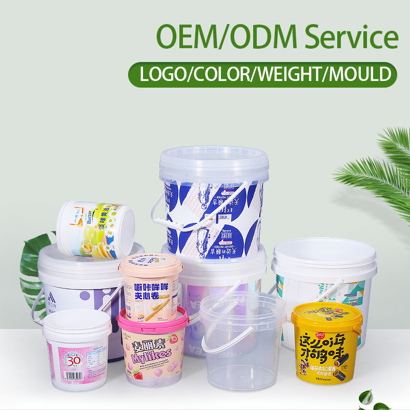 Ice Beer Champagne Drink Round Plastic Bucket Pail Customized Paint