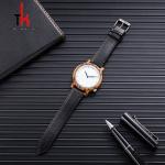Custom Wood Minimalist Leather Watch Japan Miyota 2035 Movement
