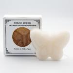 SGS Facial Activated Konjac Butterfly Bath Sponge 70*70*38mm