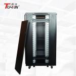 Custom Locking Network Cabinet 27u Rack Mounted Colded Rolled Steel Corrosion