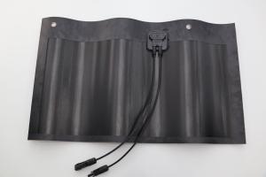 China Waterproof Curved Solar Roof Tiles 50 Watt BIPV Home Solar Roof Tiles factory