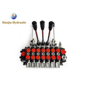 07 Stages 100lpm Hydraulic Directional Control Valve Double Action Manual