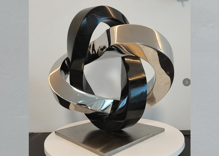 OEM 300cm Height Polished Stainless Steel Decorative Metal Art