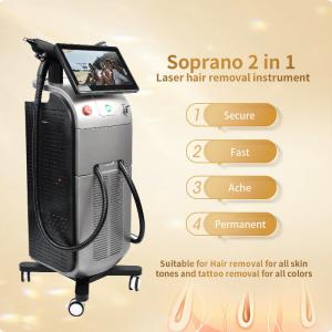 China 13*40mm Spot Size Diode Laser Hair Removal Machine 2 Handles For Beauty Equipment factory