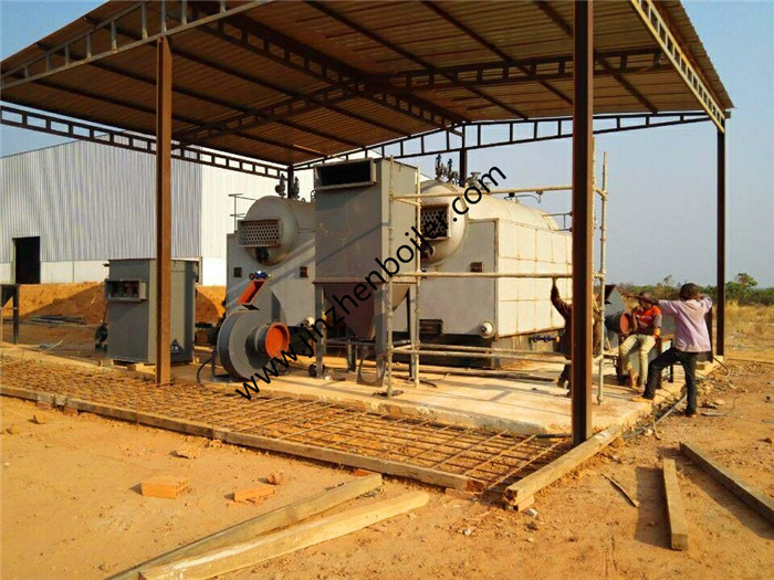 Manual Operation Type 4ton Wood Firewood Log Fired Industrial Steam Boiler For Greenhouse