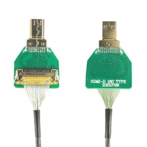 China OEM / ODM Micro Coaxial Cable Assembly 0.4mm Pitch factory