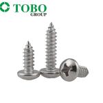 DIN7983 SS304 Oval Head Self-Tapping Screws M3.5 M4.2 Stainless Steel 304 Head