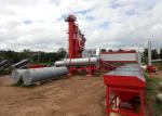 120t / H Red Stationary Asphalt Mixing Plant Simple Foundation 1 Year Warranty
