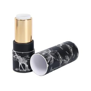 China Flat Top Paper Lipstick Tube Mini Empty Lipstick Case CMYK Printing For Promotion factory