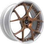 car alloy 2-piece forged wheel centers blanks for X5 X6 RS6 RS5 in 5x120 5x112