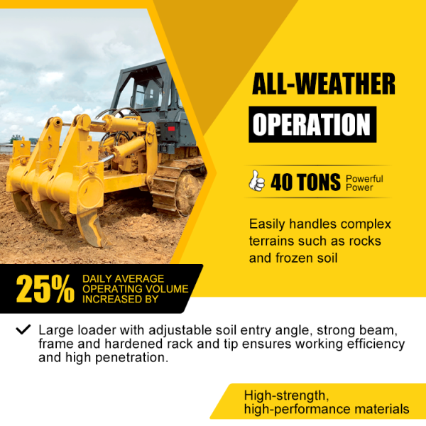 320HP Large Bulldozer with 10m³ Dozing Capacity and High Operating Efficiency for Construction Projects