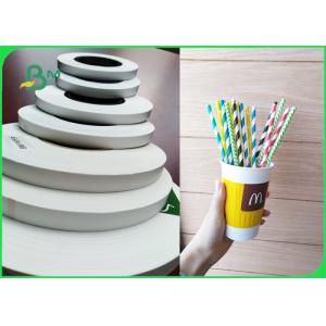 Custom Printed Straw Paper Based Paper 60gsm 120gsm Biodegradable 14mm