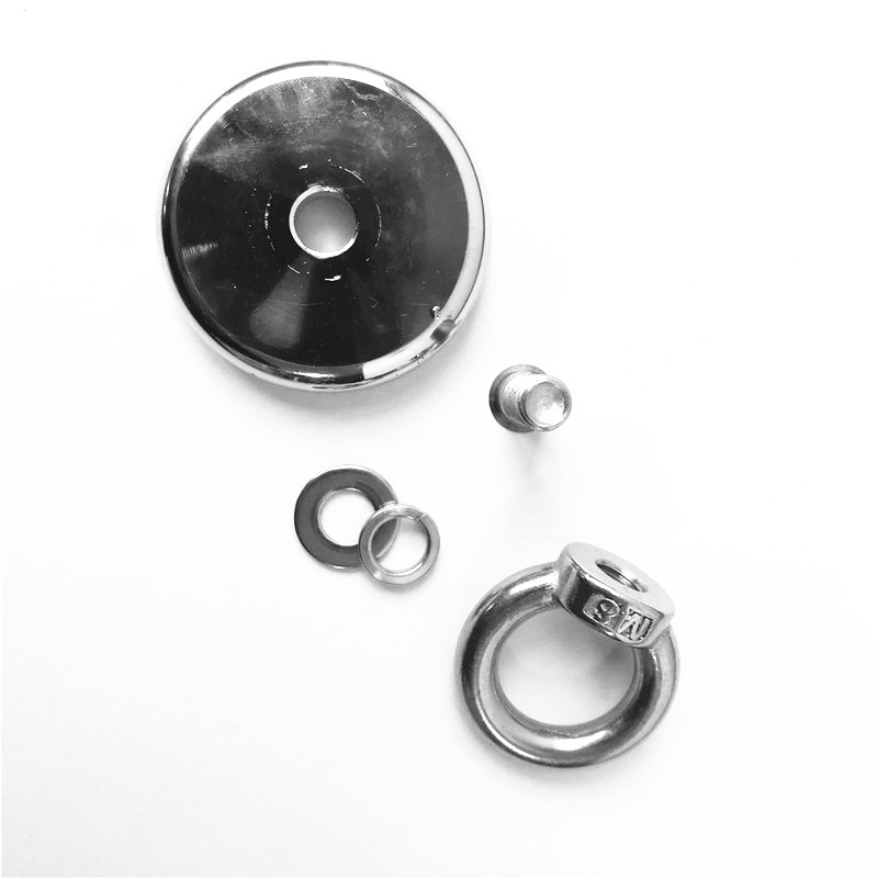 Super Strong Pot Fishing Magnet 1000LBS Fishing Neodymium Magnet Set for Pulling Force Kit