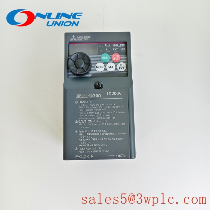 FR-D720S-0.2K Mitsubishi Inverter Rated Power: 0,2kW