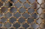 20mm ring diameter Stainless Steel Metal Ring Curtain Mesh for Interior
