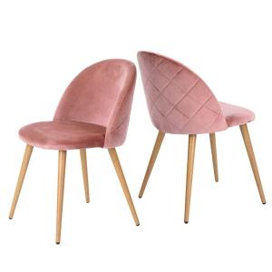 China Wood Dinning Dining Room Chairs Grey Fabric Wedding Chair Patchwork Fabric Cover Beech Wood Legs factory