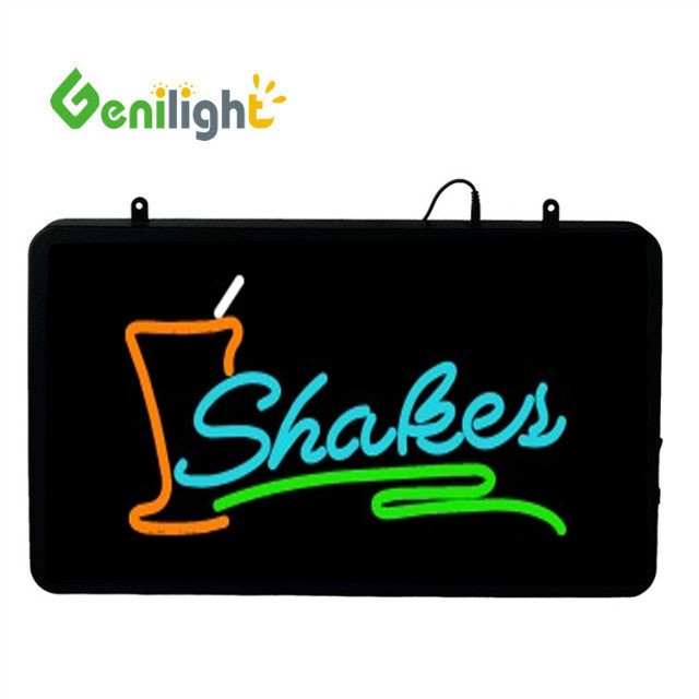 56*33inch Panel Size Genilight LED NEON OPEN Sign Perfect for Indoor Advertising