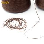 Flat Waxed Thread High Tenacity 210D/16 Waxed Silk Braided Thread for Handicraft