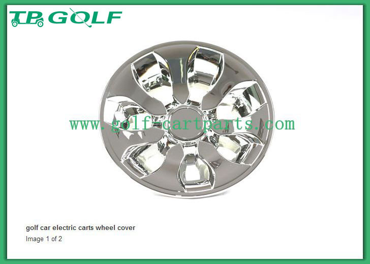 Electric Golf Cart Parts / Golf Cart Hubcaps Spinners UV Coating Surface
