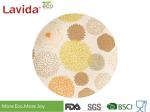 Mixed Colors Non - Odor Bamboo Fibre Plates , Round 8"/20cm Bamboo Recyclable
