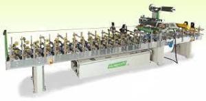 China PLC Control Profile Wrapping Machine 0.6Mpa Wood Profile Wrapping Equipment factory
