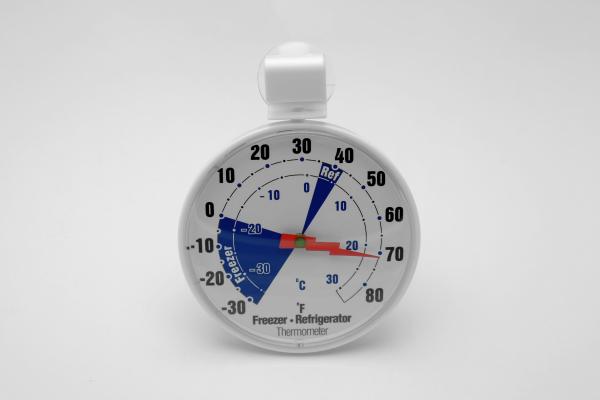 Accurate Reading Fridge Temperature Gauge , Commercial Cooler Thermometer Top