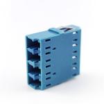 Space-Saving FTTH Solutions Standard Flange Earless Square LC UPC Optic Fiber