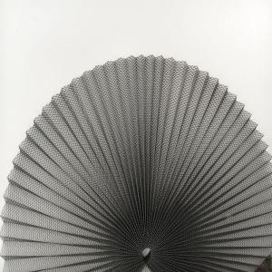 Folding Sliding Door Window Screen 45g Polyester Pleated Insect Screen With