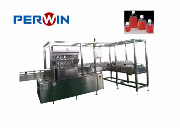 Square Bottle Cell Culture Media Filling Machine Peristaltic Pump Or Ceramic