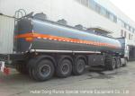 30-45CBM Chemical Tanker Truck 3 Axles For Hydrochloric Acid , Ferric Chloride