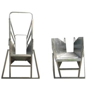 Adjustable Galvanized Cattle Chute Loading Ramp